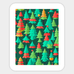 Christmas Trees Sticker